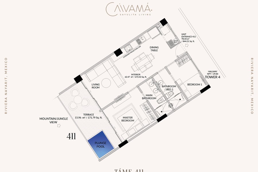 Caivama 411 Condominio for sale in Sayulita
