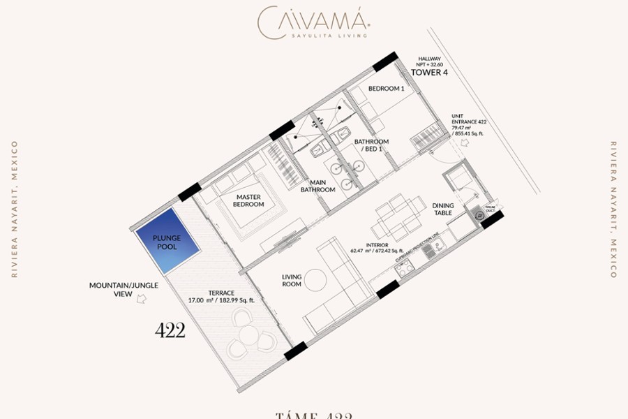 Caivama 422 Condominium for sale in Sayulita