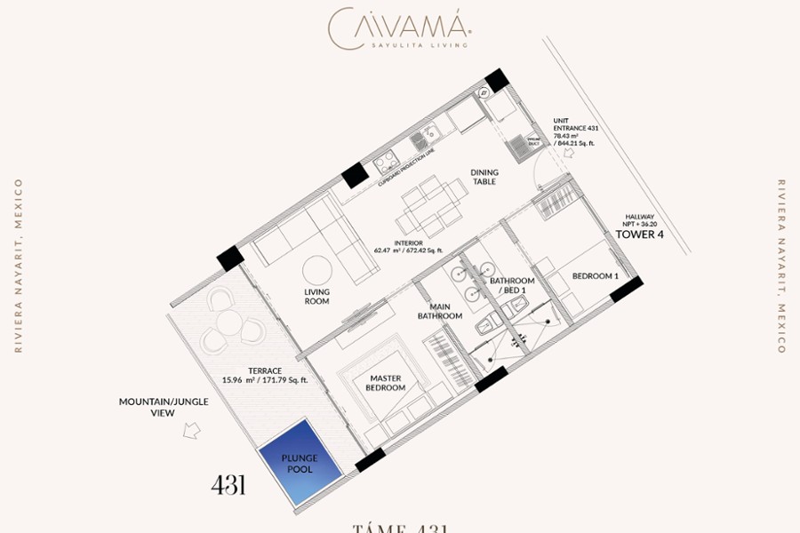 Caivama 431 Condominio for sale in Sayulita