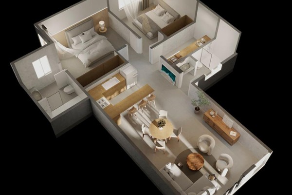 Photo of 2 bedrooms aralias 